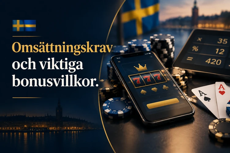 Omsättningskrav och viktiga bonusvillkor
