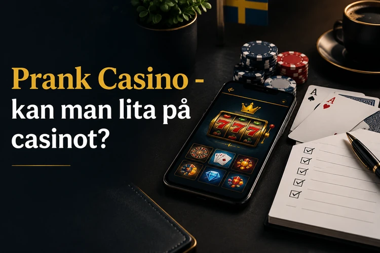 Prank Casino - kan man lita på casinot? Vår genomgång för svenska spelare