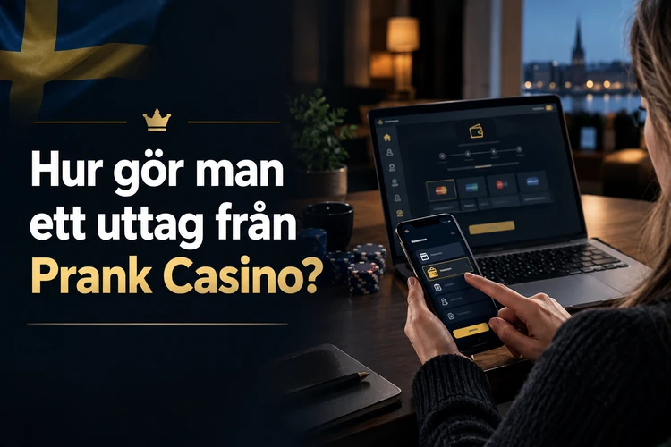 Hur gör man ett uttag från Prank Casino?
