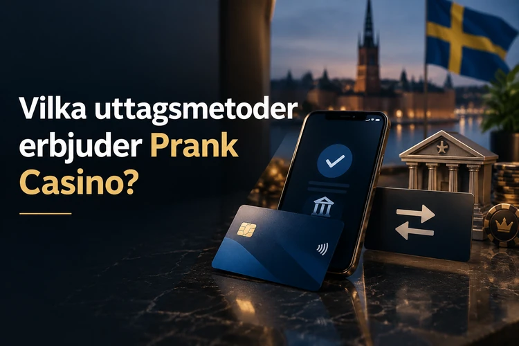 Vilka uttagsmetoder erbjuder Prank Casino?